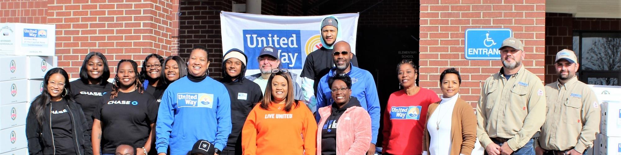 United Way volunteers